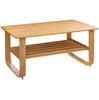 Kaffeetisch aus Bambus 100x57x46cm