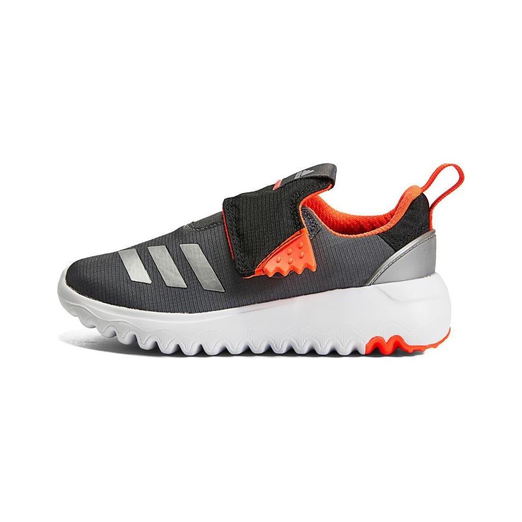 (PS) adidas Suru365 Slip-On Grey Silver Orange Kids HP7727 EU 32