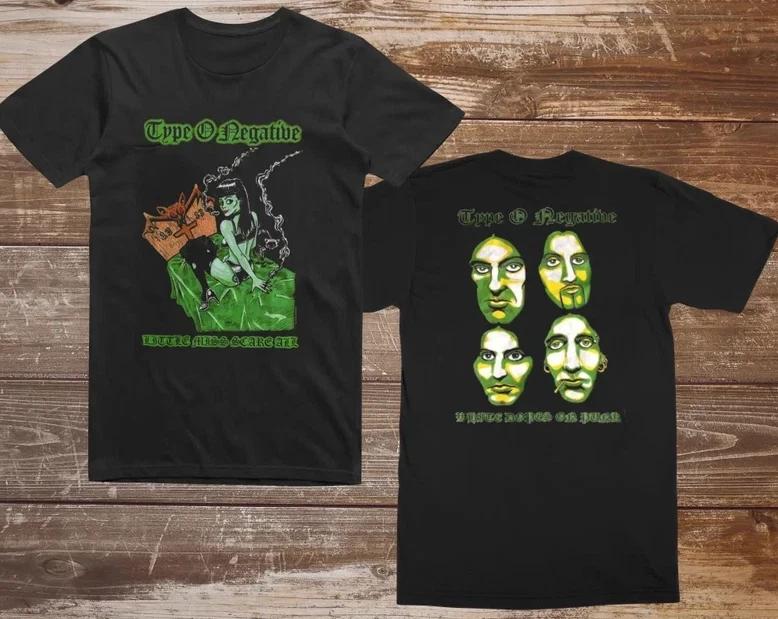 2 Side Type O Negative Little Miss Scare All T Shirt Vintage 90s T T