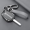 bzsh4 Leather Zinc Alloy Car Key Case Cover Shell For Honda CR-V Civic Insight Fit SRV FRV Chord 7 Jazz Gr8 150 R Motorcycle Accessory