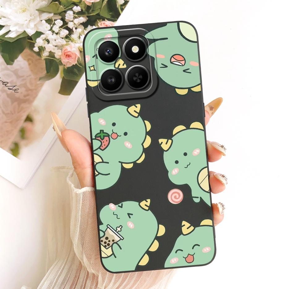 

For Honor X7d Case LGN-NX1 Cute Cat Astronaut Painted Cover Soft TPU Phone Case For Honor 400 Smart HonorX7d 5G Back Cover Coque Honor X7d