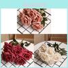 Artificial Rose Bouquet With Colored Silk Flower For Wedding And Home Decor