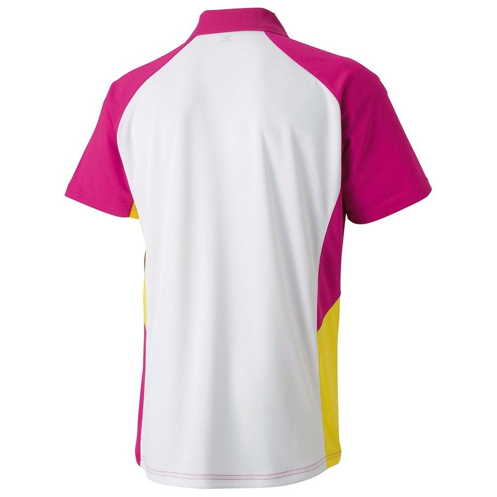 Mizuno Tennis Game Shirt 62JA6013 Size Berry L [UNISEX] 64, Pink/White,