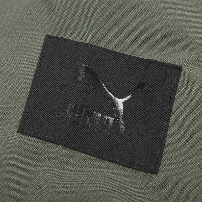 Puma Casual Drawstring Fleece-Lined Hoodie Jacket Men Outerwear Dark-Green 530273-64