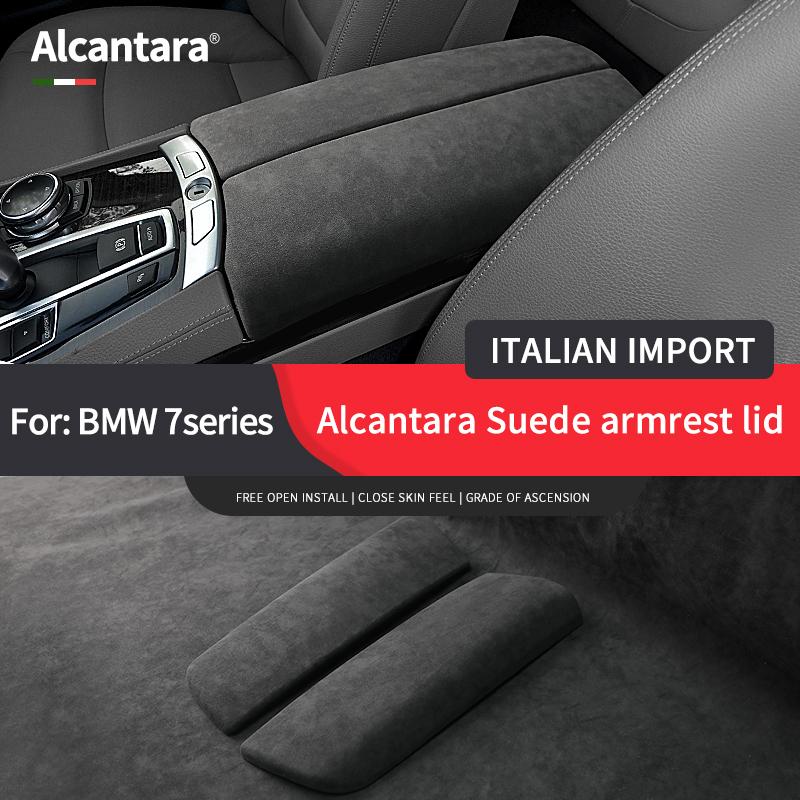 for BMW 7 Series F01 F02 F03 F04 2009 2010 2011 2012 2013 2014 2015 Car Center Console Armrest Trim Cover Alcantara Suede