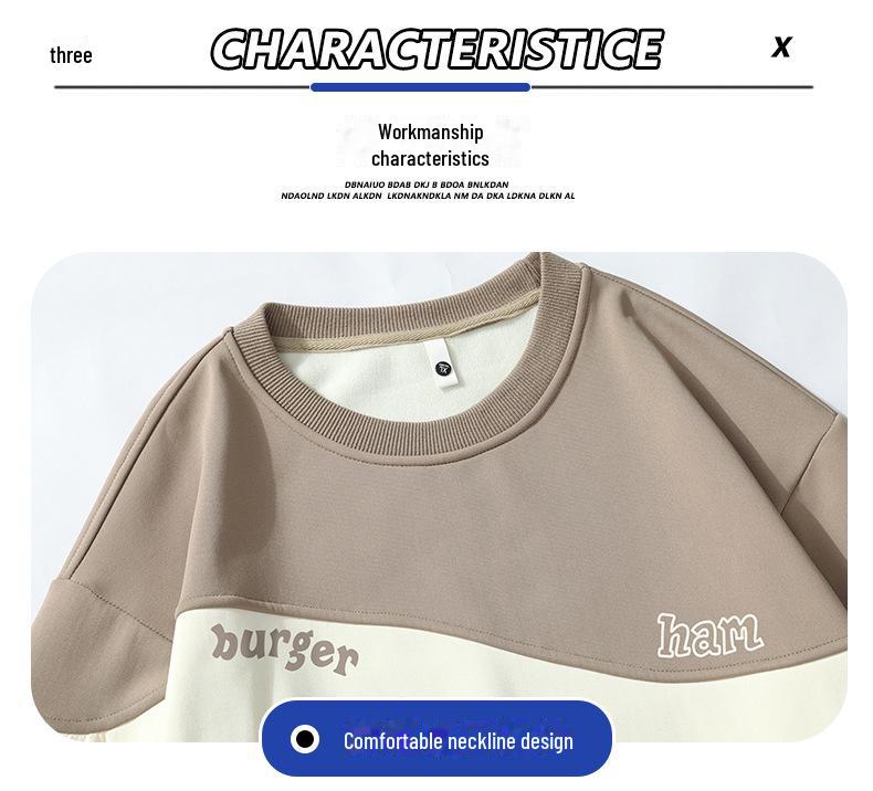 Pánská trendy jarní/podzimní 2024 ležérní sportovní souprava - stylové sladěné pánské oblečení