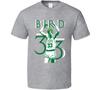 Camiseta de Baloncesto Larry Bird 33 para Hombre y Mujer Top