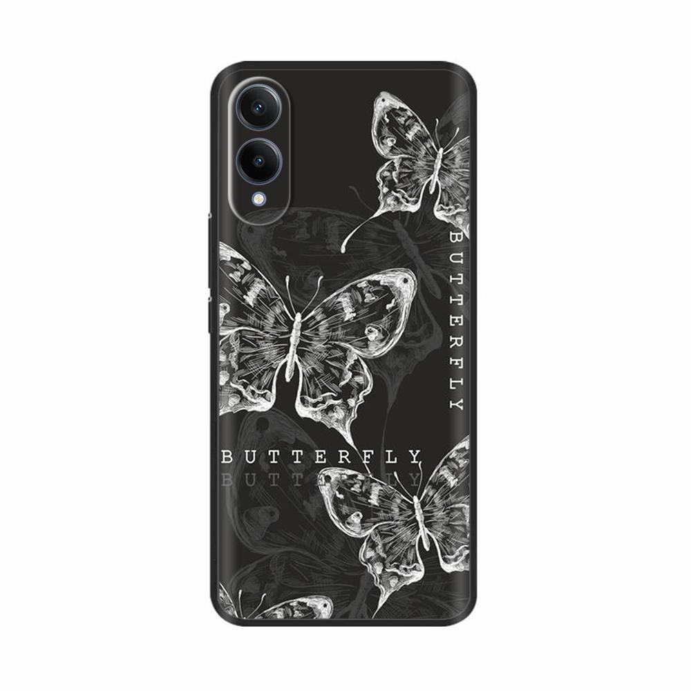 For Samsung S25 Edge Case for Samsung S25 Edge Fantasy Flowers Phone Housing Soft Slim TPU Silicone Cover for Galaxy S25 Edge