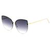 Women's Korean Style Cat Eye Sunglasses, UV Protection, Comfortable Metal Frame, High-End Feel, Polarized Lenses.