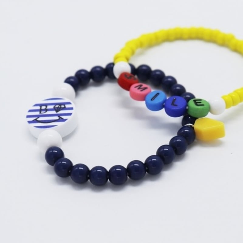 BONBEAU Marine Smile Initial Bracelet Set (2 Types)