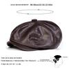 Spring Autumn Hats For Women Solid Color Plain Plain Octagonal Newsboy Cap Men Ladies Casual Pu Leather Hat Winter Beret Women Painter Caps