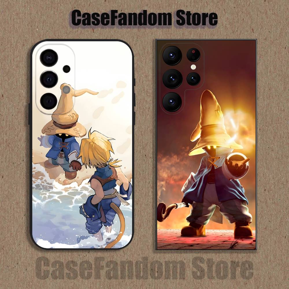 Moogles F-Final Fantasy Vivis Black Cover Phone Case For Samsung S26,S25,S24,S21,S22,S23,S30,Ultra,S20,Plus,Fe,Lite,5G