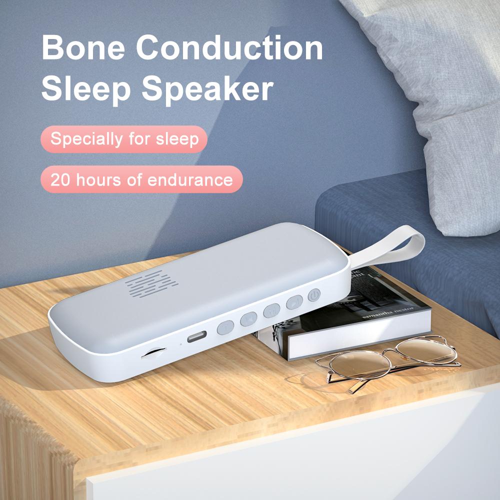 SMB-03 Bone Conduction Sleep Speaker Mini Wireless Bluetooth-Compatible Under Pillow Speaker