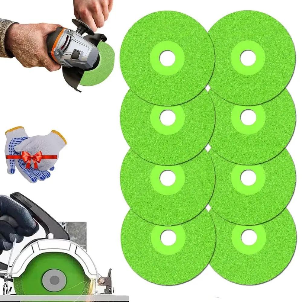 New Steel Glass Cutting Disc Circular Polishing Cutting Blade Rock Slab Grinding Disc 100mm Diameter Cutting Disk for Ceramics