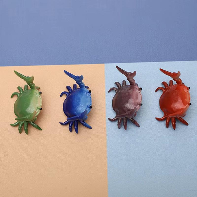 Funny Crab Pen Holder Desktop Creative Lift Weight Stationery Organizer Cute Decor For Desk Work Office Study Ins Aesthetic 2026