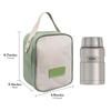 Linkidea Insulated Food Jar Thermal Snack Lunch Cooler Bag for Food Perfect for Office Work or Outdoor Compatible with THERMOS 16 and Blockhutte Bag,