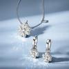 Emporio Armani Lucky Clover Pendant Necklace Women necklace Silver EG3607040