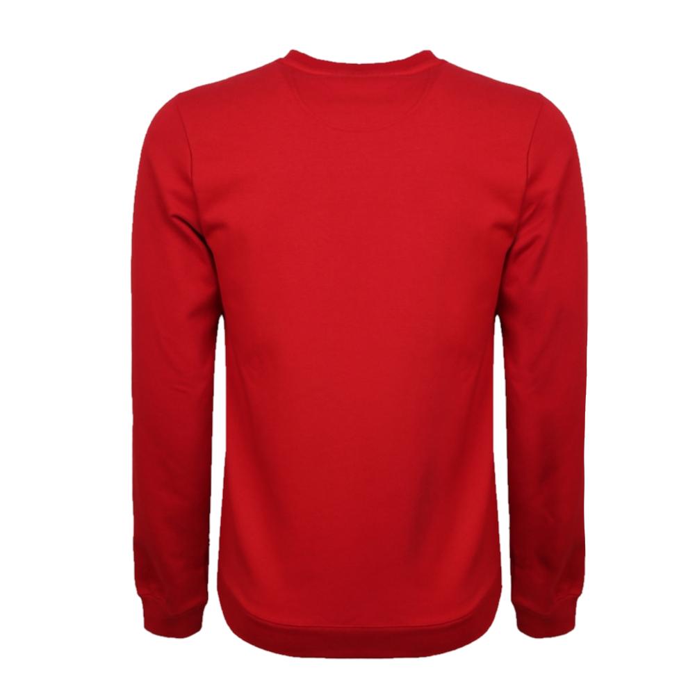 Adidas Neo M Ce 3S Swt Round Neck Pullover Striped Sweatshirt Men Sweatshirt Red DM4258