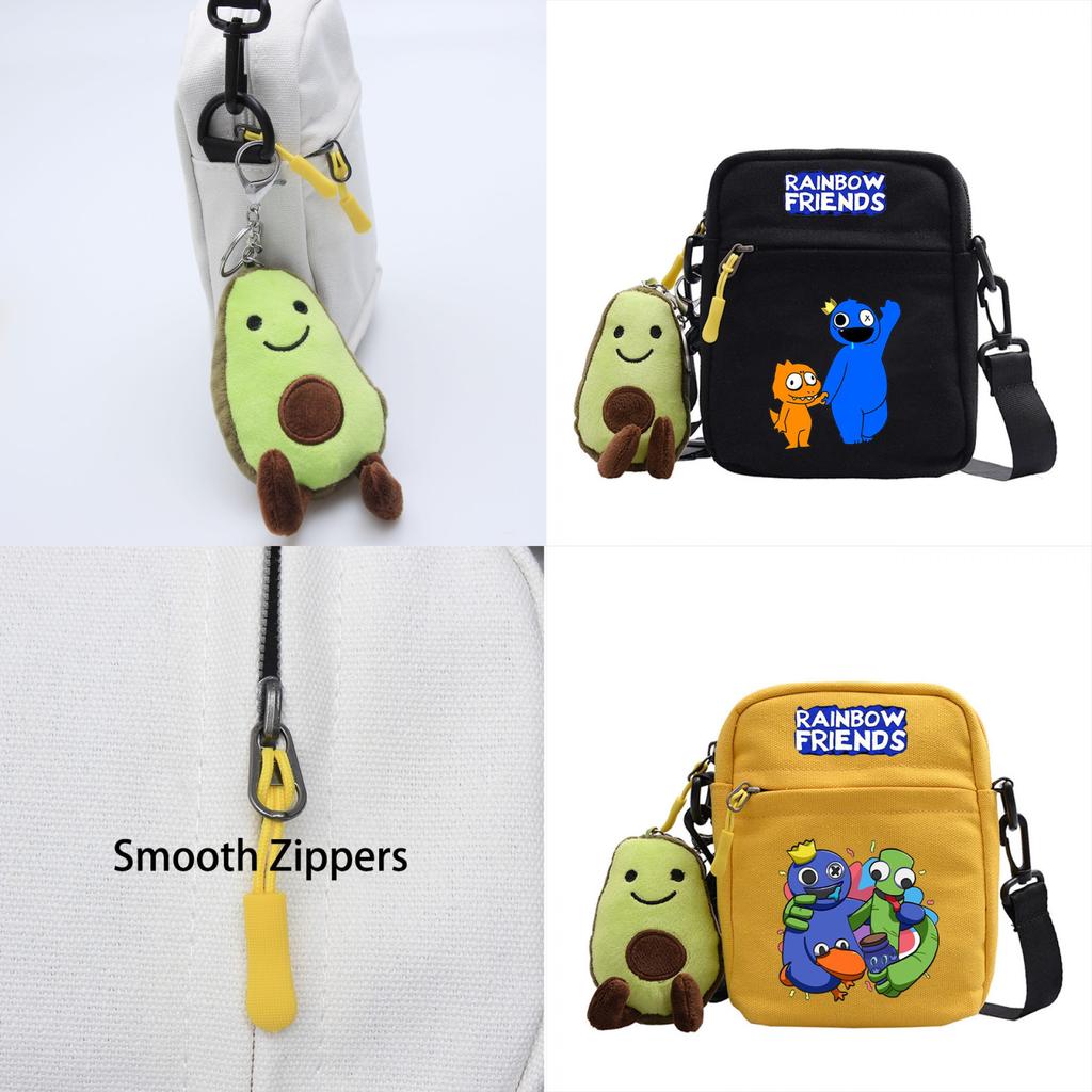 Cute Roblox Rainbow Friends Shoulder Bag For Kids Lightweight And Durable