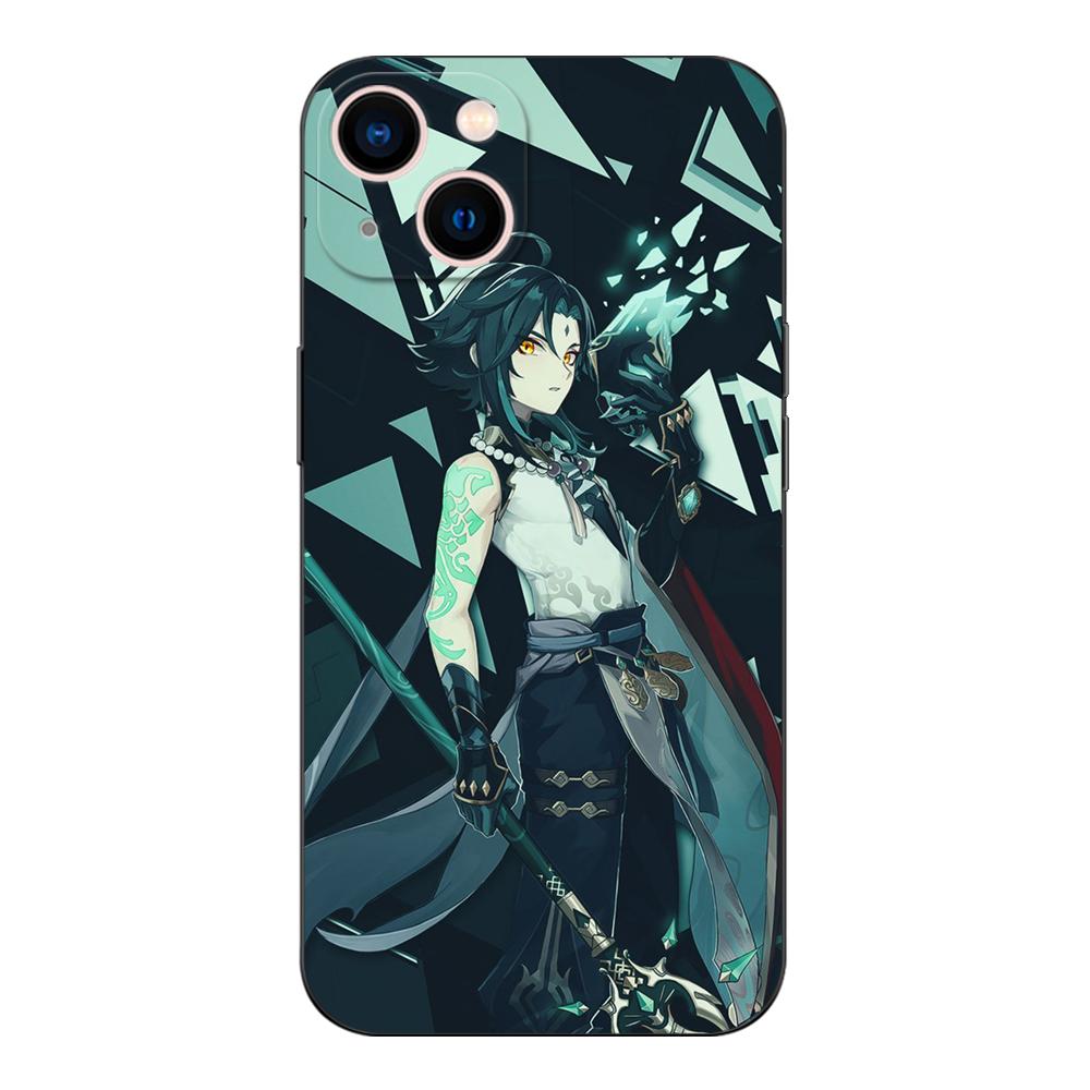 Schwarze TPU-Hülle für Motorola Moto G52 G42 G60 4G G60S G71 G9 Play Plus Power One 5G Ace Impact Xiao Genshin