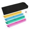 4Pcs Mahjong Rack with Pusher Heavy Duty Portable Multifunctional American Mah Jongg Tile Holder Push Ruler Mahjong Accessories