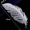 Luxury Exquisite Full  Feather Brooches For Women Girls Elegant Temperament Brooch Fine Jewelry Accessories Gifts