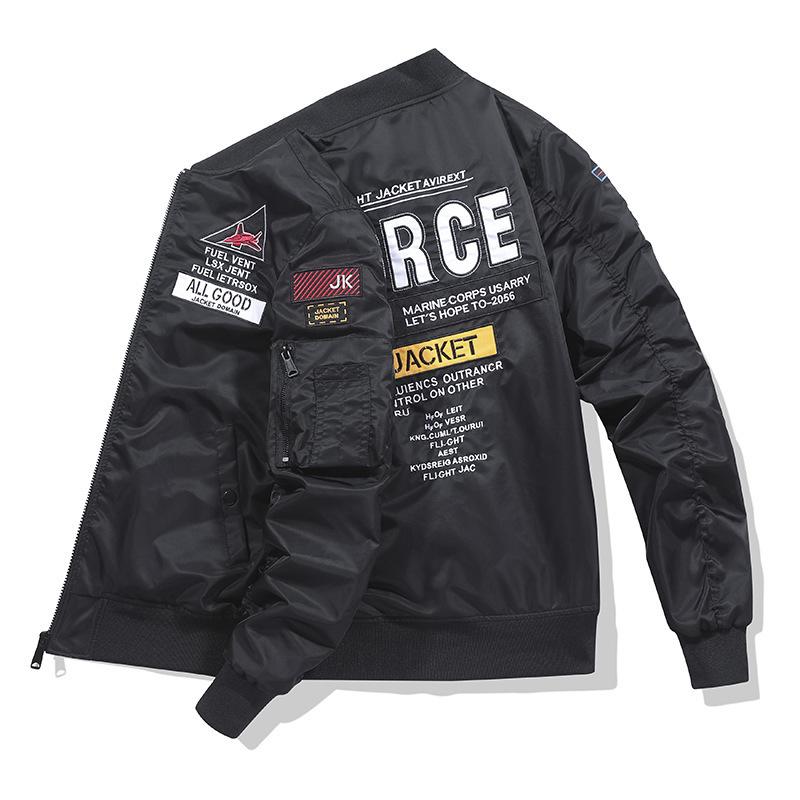 Heavy Industry Embroidered Tough Guy Jacket Air Force Bomber Jacket