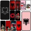 Hülle für Apple iPhone 16 15 14 11 Pro Max 6 7 8 Plus + SE2 SE3 SE 2022 2020 8+ Handyhülle Wallpaper Albanien Albaner Flagge