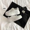 [] Goodbye 1.5 meters~ Height-increasing muffin thick-soled sports and leisure fluffy shoes women's little white shoes