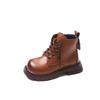 Boys Boots Children's Autumn and Winter Short Boots with Thickened Lining In British Style