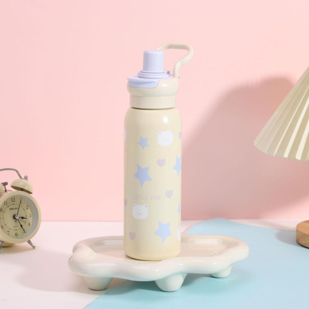 620ML Vacuum Cup High-Capacity Insulated Cup Portable Thermal Mug for Student Children