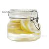 Small Capacity Snap Lid Glass Storage Jar for Dried Fruit & Tea