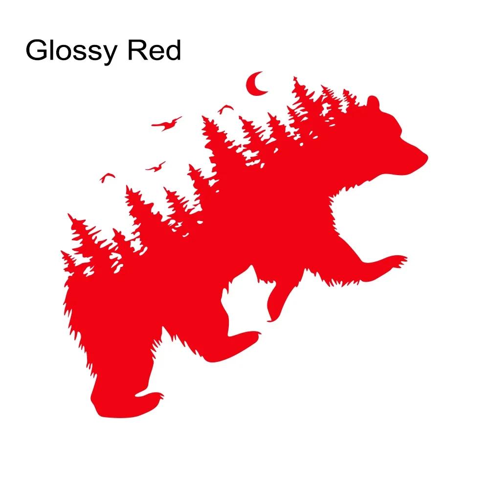 Bear Nature Forest RV Vinyl Decal Car Body Sticker Motorhome Caravan Van Camper Personalized Auto Decoration Decal Accessories