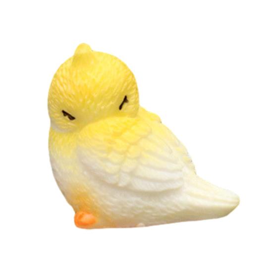 Miniatur Papageienfigur Mini Vogel Harzstatue Realistisches Tierornament Puppenhaus Feengarten Mikrolandschaft Dekoration