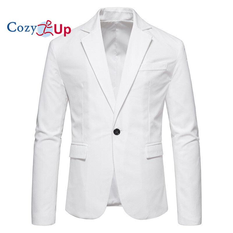 Suede Blazer Korean Slim Fit Blazer Autumn Winter Men Blazers