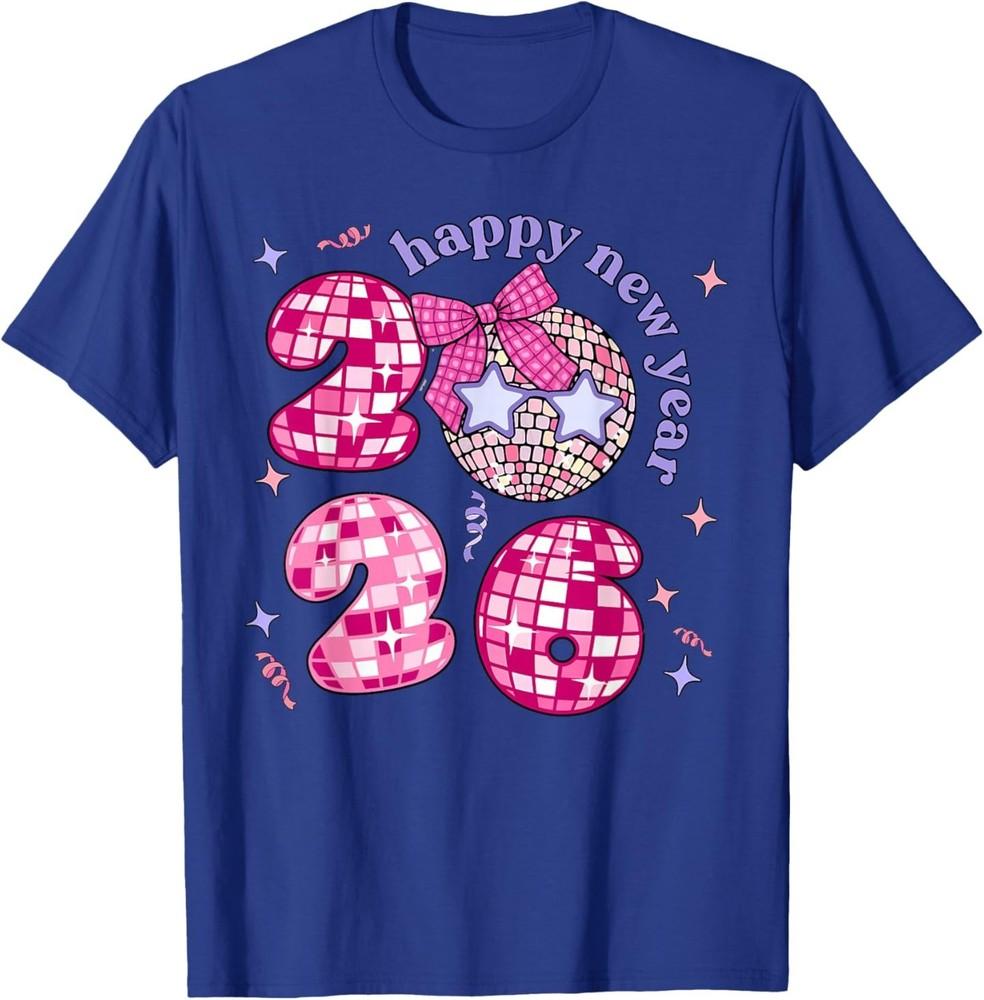 Groovy Happy New Year Party 2026 Adult Unisex TShirt Unisex T-Shirt S