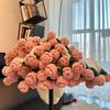 Rose Bouquet Blanket Handmade Crocheted Rose Blanket Floral Design Throw Blanket