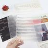 A5 A6 Frosting  Thick line Acrylic Loose Leaf Binder Cover DIY Account Book Journal Planner Office Stationery Supplies