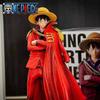 ONE PIECE Art 20th Anniversary Straw Hat Red Luffy Cloak Black Cloak Luffy Figure Model Nautical King Straw Hat Group