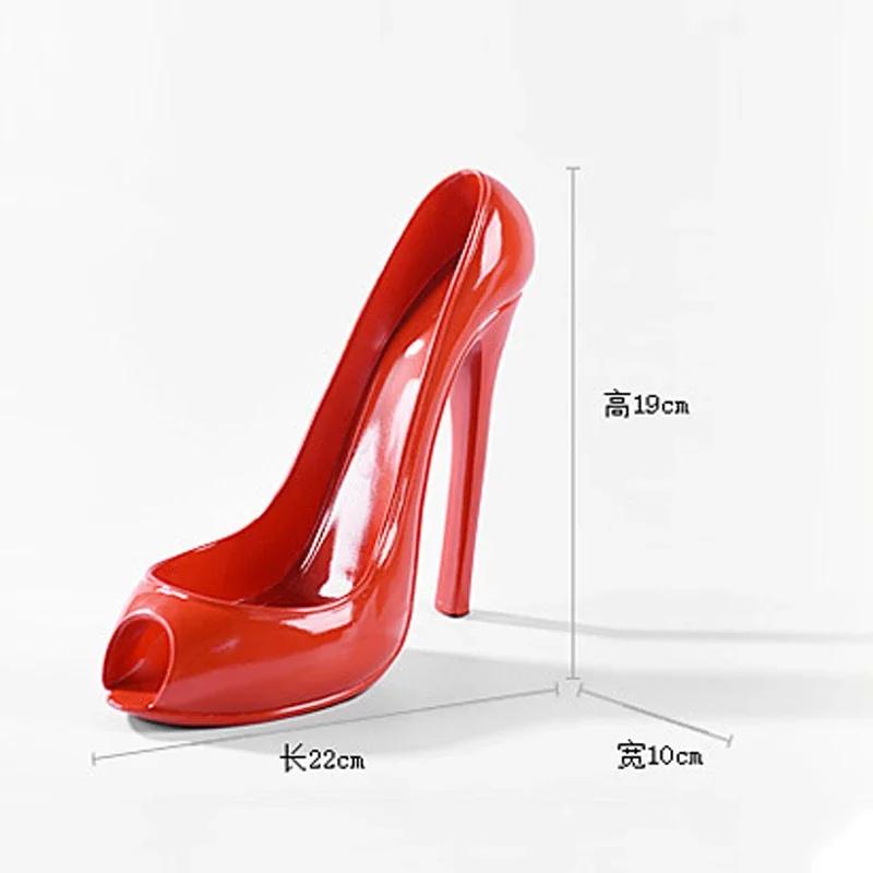 Creative High-heeled Shoes Wine Rack Home Living Room Table Decorations Ornaments To Send Friends Gifts Living Room Decoration