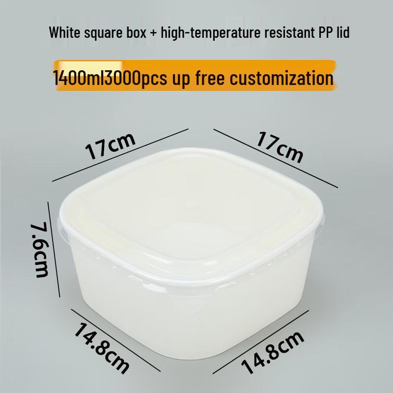 Disposable Square Fruit Takeout Containers