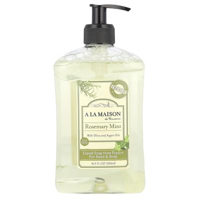 Liquid Soap for Hands and Body, Rosemary Mint, 500Ml (16.9Fl Oz)