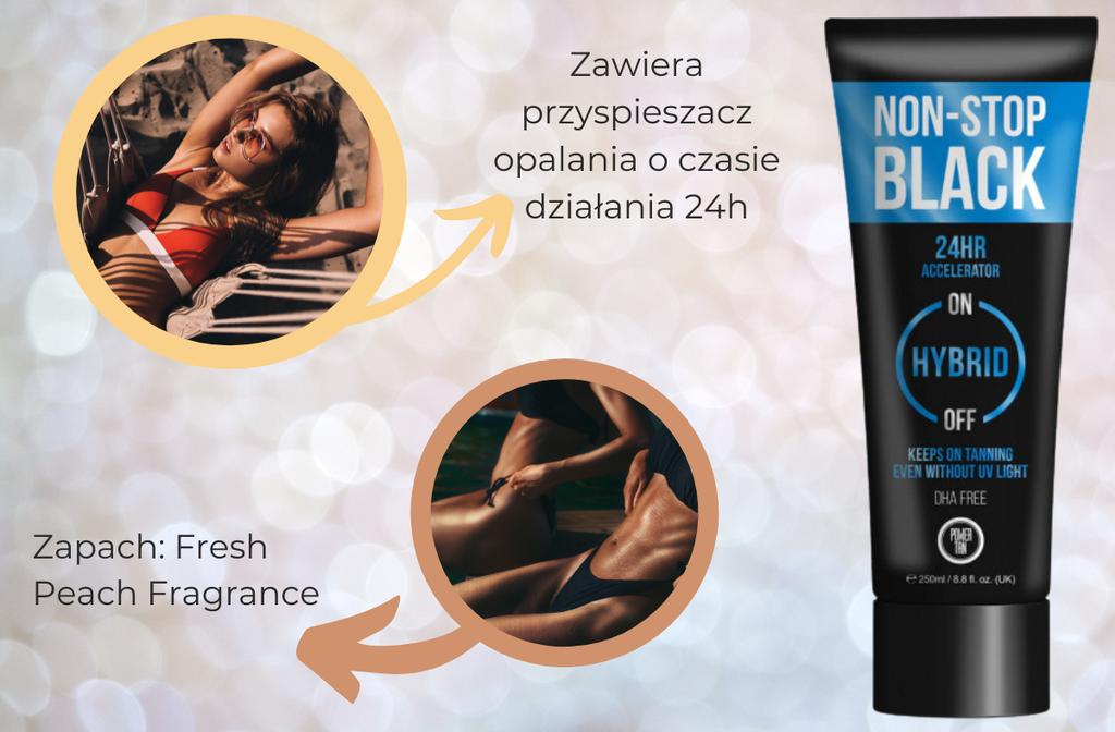 Power Tan Non-Stop Black Hybrid Accelerator