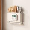 Kitchen Knife Drying Holder With Drainer Integrated Knives Chopsticks Fork Spoon Storage Rack Sink Utensils Organizer Container