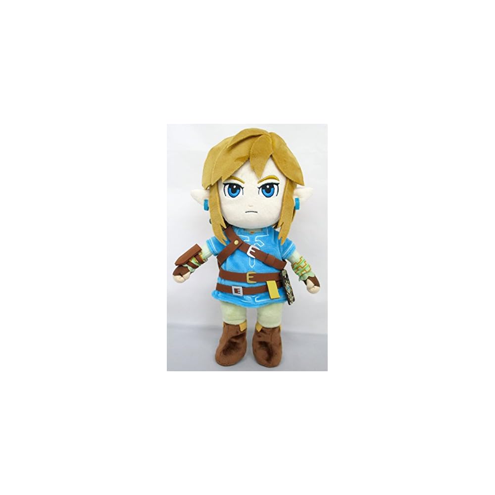 Sanei Boeki Zelda Breath of the Wild Link Plush Toy 28cm W13×D10 Soft Collectible