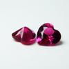 Heart Bloody Red Mogok 6 MM Pair 2.00 Ct Natural Ruby CERTIFIED Loose Gemstone MQ-8474 00