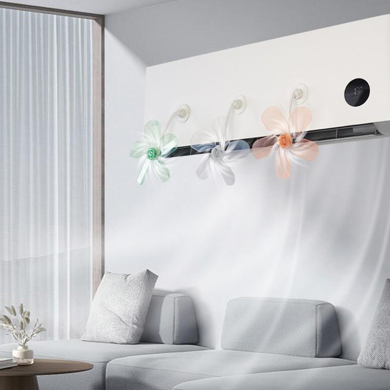 3-Second Install Multi-Angle Air Conditioner Deflector: Avoid Direct Cold Air with Wall-Mount Design