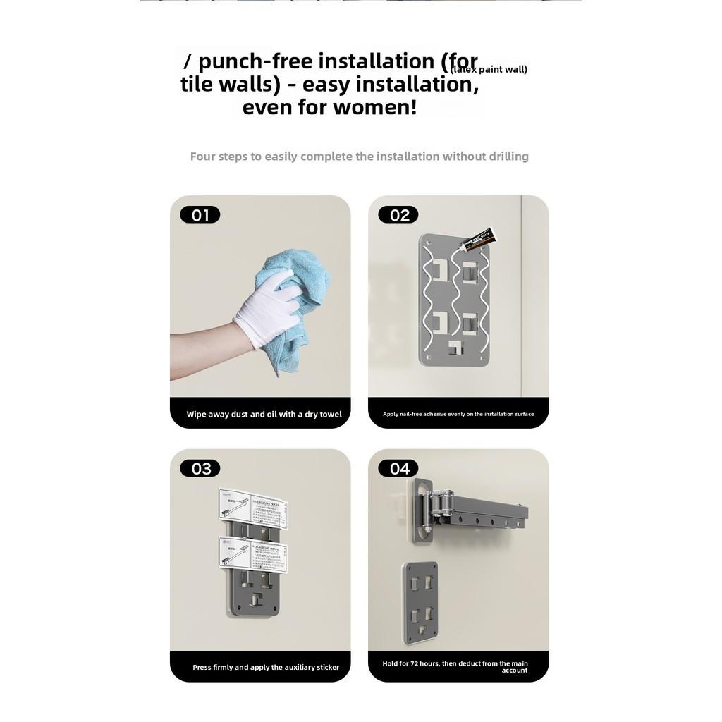 Opvouwbare Badkamer Divider Zonder Boren Waterdicht Nat-Droog Scheiding Douchegordijn Legering Rail Douche Afscheiding Benodigdheden