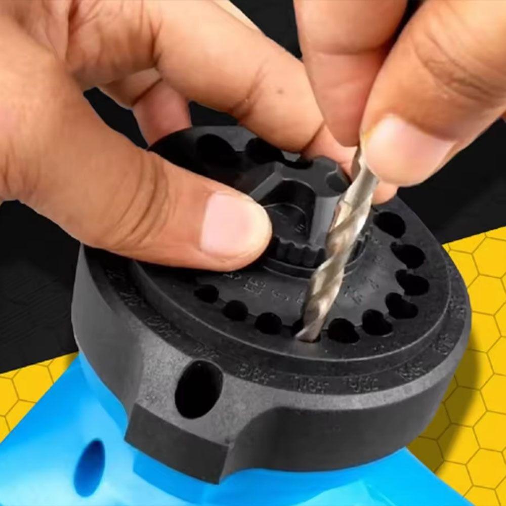 19 Holes Drill Bit Sharpener Anti Slip Foot Pads Electric Drill Bit Grinder  Drill Bit Grinder