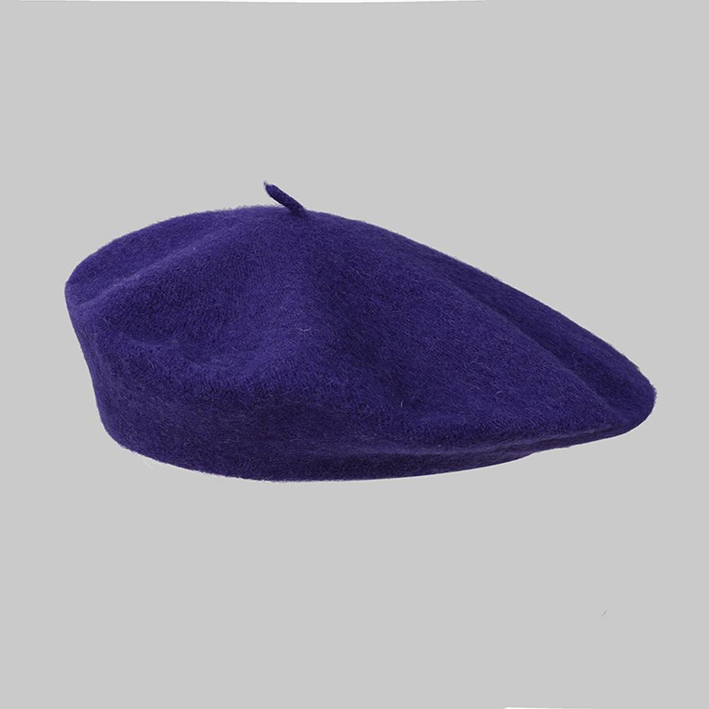 Retro Casual Solid Color Beret Fashionable Versatile Multi-colored Autumn Winter Comfortable Breathable Beret for Women